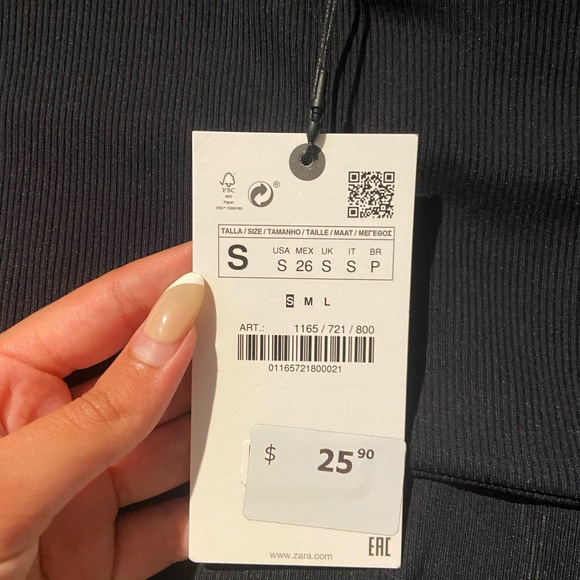 zara open back tank top - Picture 3 of 3